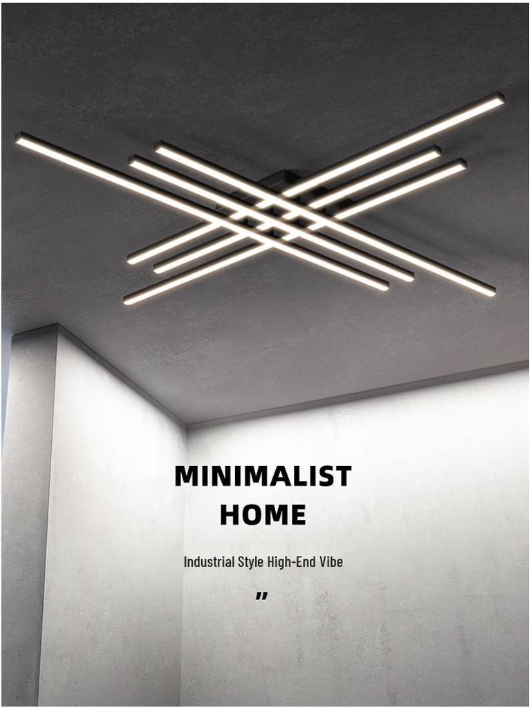 Современный минималистичный светодиодный потолочный светильник для гостиной, спальни и кабинета