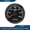 New Universal 52mm Tachometer RPM Meter 0-3000RPM 4000RPM 6000RPM 7000RPM 8000RPM with Backlight 9-30V for Car Boat Yacht