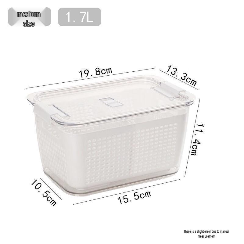 Ruhan Double-Layer Fruit & Vegetable Washing Basket