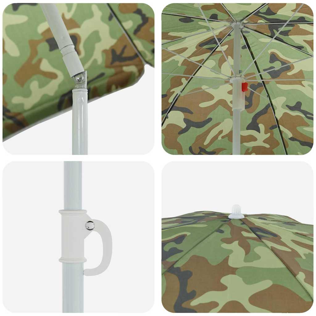 Garden Sun Umbrella 170T Polyester Camouflage Pattern