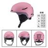 Adult Kids Ski Helmet Cover With Goggle Strap Integrated Full Molded Safety CE Certified Winter Outdoor Snow Sports