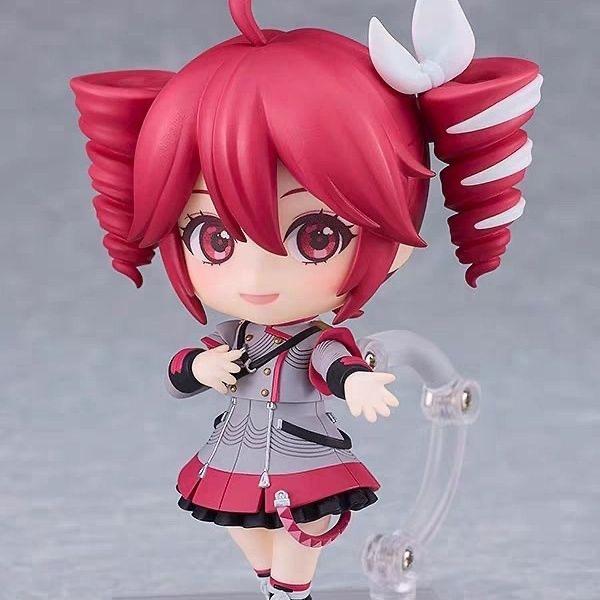 Higuchi Madoka Action Figures Anime Q Version Pvc Doll Model Toy Cosplay Figurine Stand Model Desk Display Decor Standing Gift