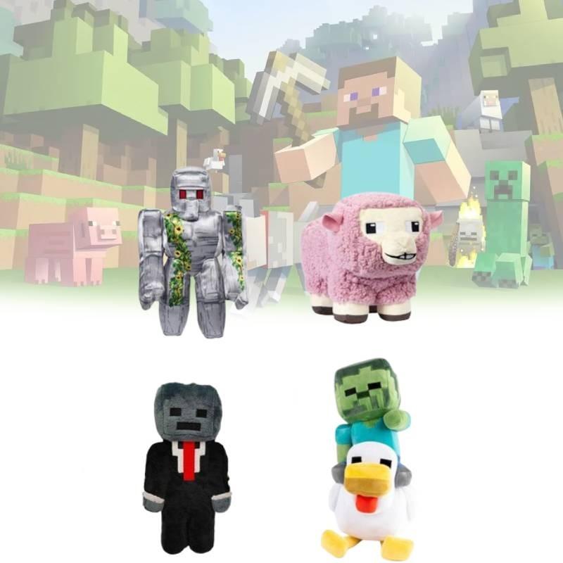 Cute Minecraft Cartoon Plush Toy Boys Children Birthday Gift Doll Companion