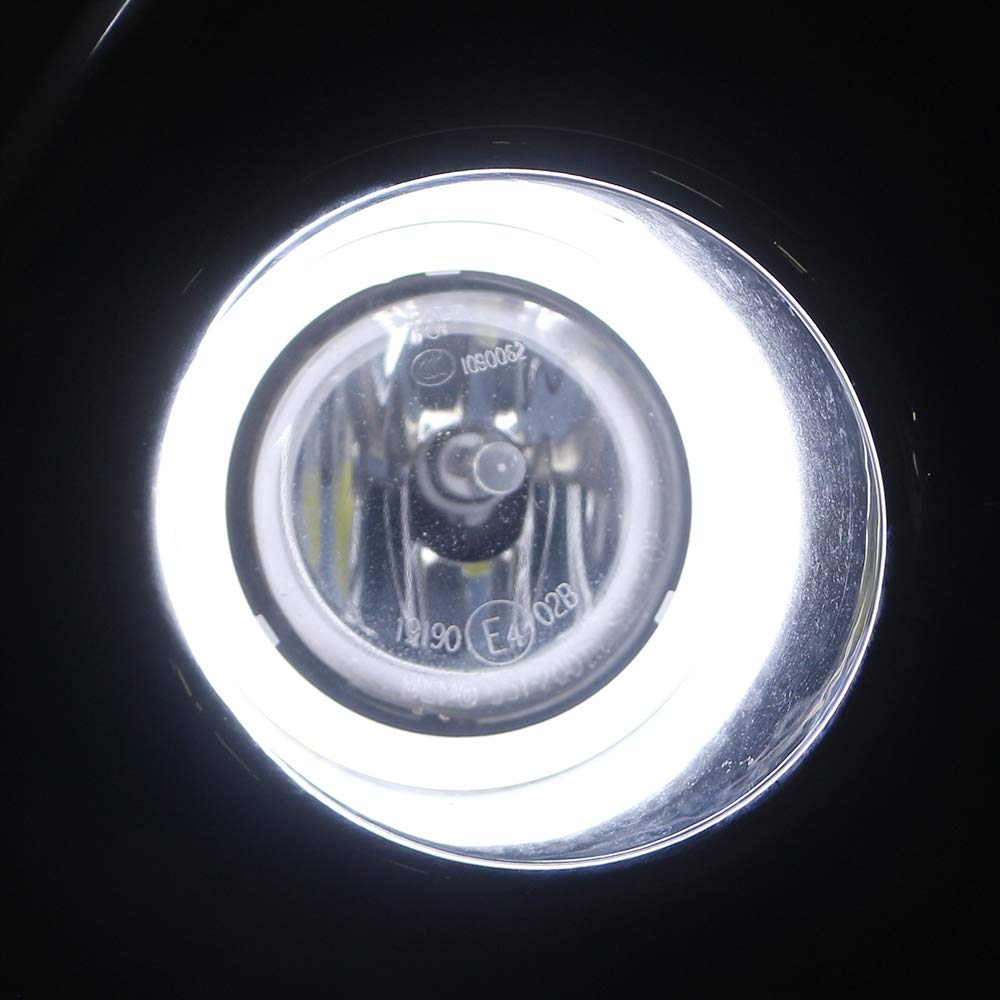 Светодиодная противотуманная фара YongMingCOB Squid Ring, белая, 60 мм, 39 нитей, с диффузионным колпаком, балласт 2 шт.