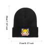 Aggretsuko Knitted Hat Beanie Autumn Winter Hats Warm  Color Retsuko Anime Panda Death Metal Cap Unisex Women Gift