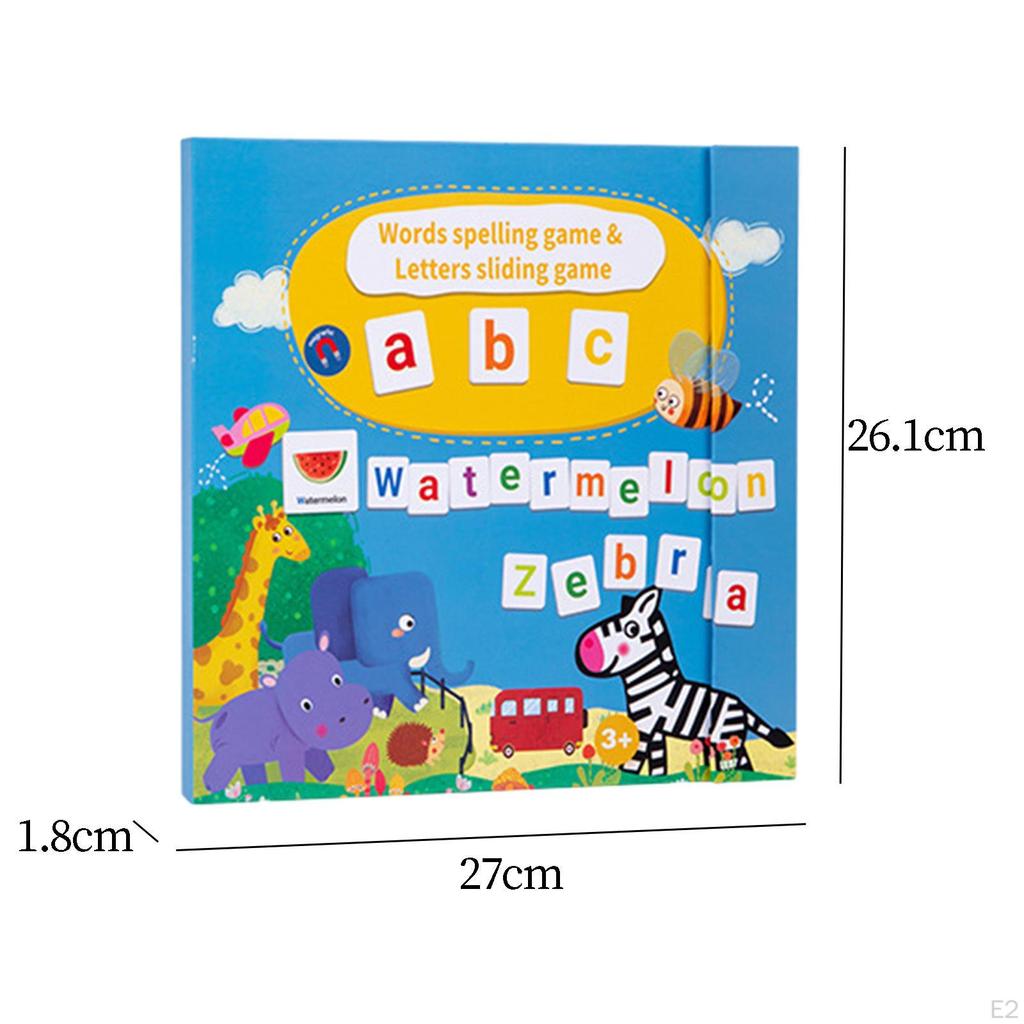 Magnetics Busy Activity Book Early Learning for Preschool Boys Girls Children ABC Letter