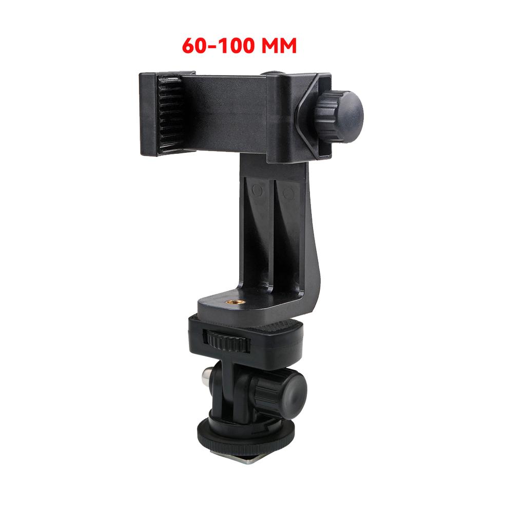 Phone Tripod Mount Holder for iPhone Camera Hot Shoe Phone Mount Cold Shoe Phone Holder Compatible for Sony Canon DSLR Nikon