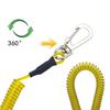 Safety Hauling Rope Safety Rope Spiral Coiled Lanyard Stretch Fishing Tools Spring Elastic Rope