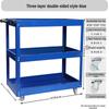 Трехъярусная мобильная тележка для инструментов мастерской