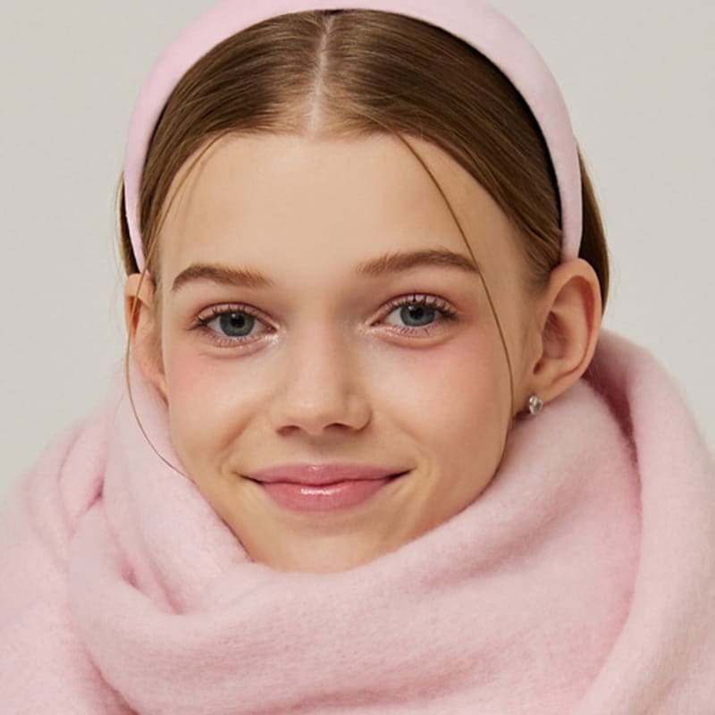 VVV Объемная повязка для волос Belboa _ Розовая