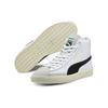 Puma Basket Mid Vintage White Black Men Sneakers Team-Gold 381245-01