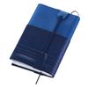 Твиловый хлопок и синтетическая кожа Обложка для книг свободного размера для книг в мягкой обложке до A5 Нео-темно-синий Тонкий! материал! [Аманека Н] AM-N6
