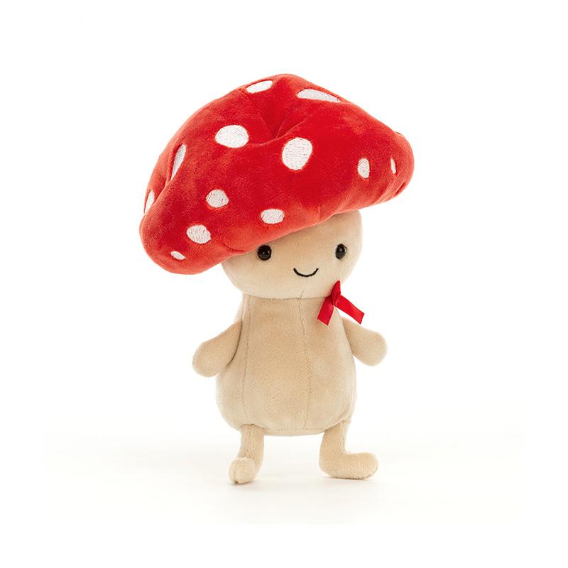 Jellycat Серия Растения Грибной Мальчик Робби Милая Кукла Плюшевая Кукла 16 см в высоту