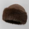 Plush Mongolian Hat Women'S Season Outdoor Cold-Proof White Warm Northeast Basin Hat Ear Hat Mother Bucket Hat