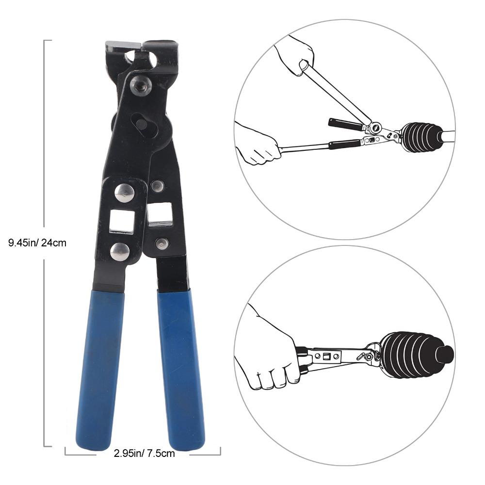U Flat Jaw Automotive Hose Plier Ear-Type Boot Clamp Tool Maintenance Technician