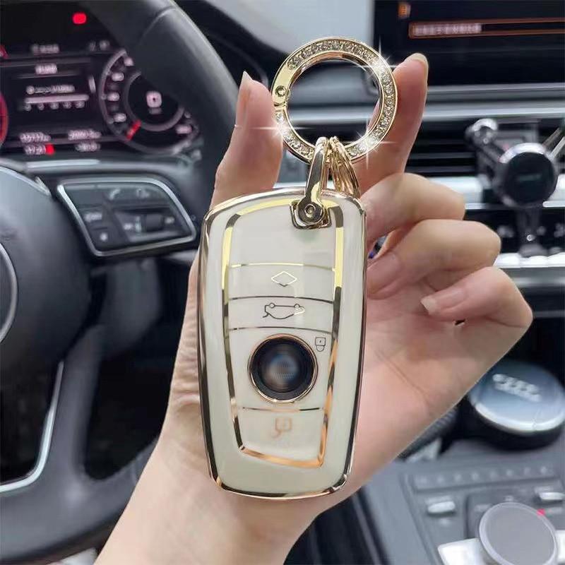 Чехол для ключей автомобиля BMW, чехол X1 X2 X3 X5 X6 F10 F20 F30 F15 F11 F25 525i 530i F48 E60 E87 M3 M4 G30 G20, аксессуары для ключей