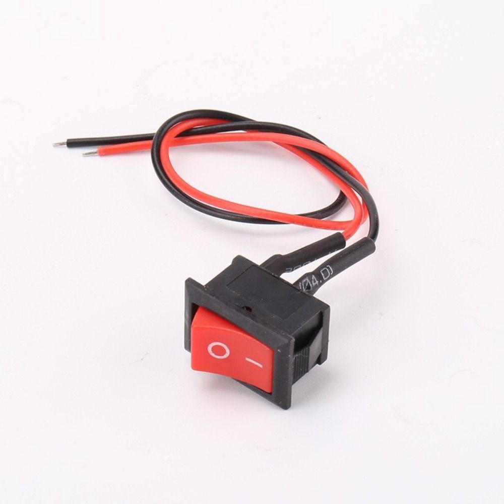 10Pcs 2/3 Pin Controller Power Switch ON/OFF Toggle Switch with Wire SPST Switch Boat Marine