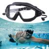 Взрослые очки для плавания с большой оправой, очки для плавания с защитой от запотевания, очки для плавания с плоским светом, очки для снорклинга и дайвинга