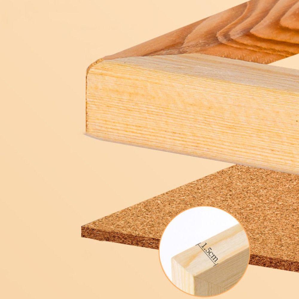 Wall Hanging Photo Display Board Double-sided Memo Board Home Decoration Cork Notice Board  Office