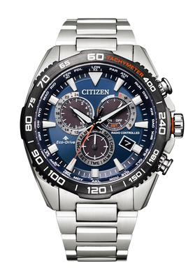 Часы Серия LAND Citizen Часы на солнечной батарее [CITIZEN] Eco-Drive Радиоуправляемые (Серебристый/Деловой/Водонепроницаемый/Мужской) CB5034-82L Радиоуправляемые
