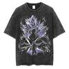 benber Goku Graphic Tshirt Acid Washed Oversized DRAGON BALL Print Tee Men Women Anime Cotton Street Yk Harajuku Female Male 