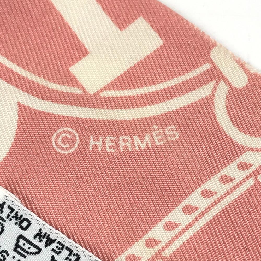 Hermes Твилли Шарф шелк розовый