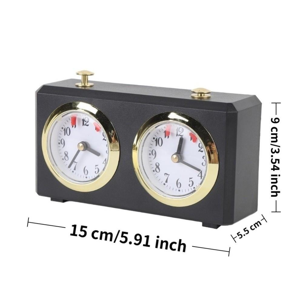 with Large Dials Analog Chess Clock No Batteries Required Board Game Clock Chess Matches
