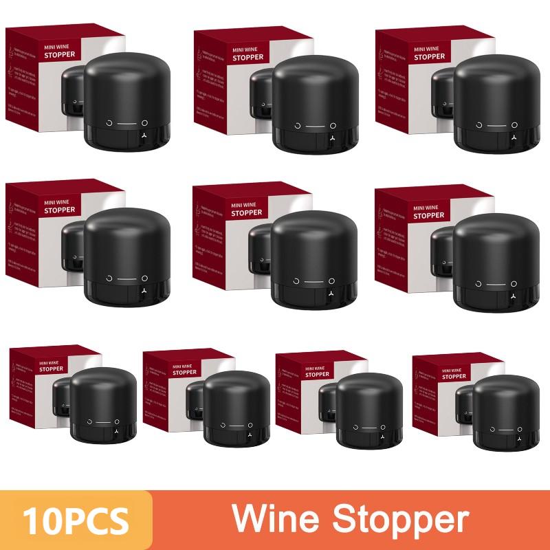 New Style Vacuum Wine Stoppers Reusable Champagne Bottle Stoppers Wine Sealer Cap Set Leak-proof Preserver for Wine Plug Tools