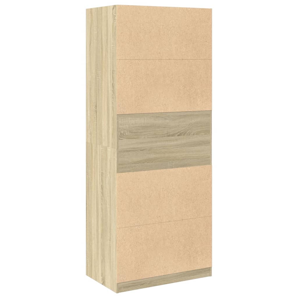 Wardrobe Sonoma Oak 80 x 50 x 200 cm Particleboard