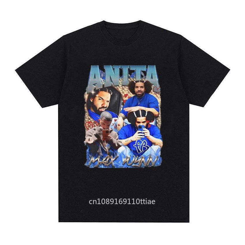 Drake Anita Max Wynn Funny Meme Graphic unisex T-Shirts for Men Women Clothing Fashion Hip Hop Style unisex T-Shirt Casual 100% Cotton T Shirt