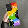 LGBT Rainbow Love Is Love Soft Phone Case for Samsung A17 A16 A15 A14 A13 A57 A56 A55 A54 A53 A37 A36 A35 A34 A33 A26 A25 A24 A2