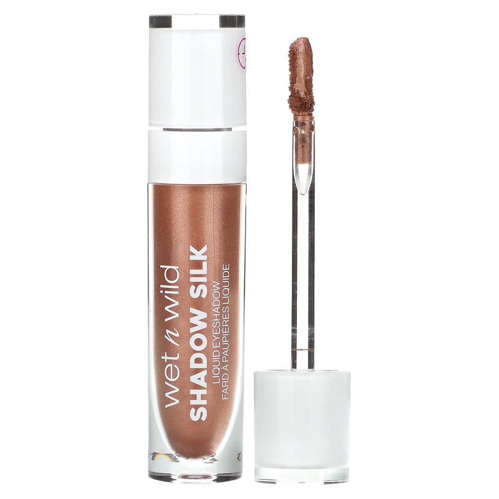 Wet N Wild Shadow Silk Liquid Eyeshadow, Heart of Rose Gold, 0.18 Fl Oz (5.5 Ml)