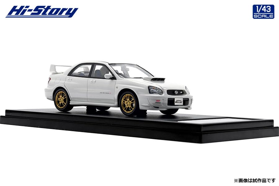 Привет История 143 Subaru IMPREZA WRX STi (2002) Чисто белый готовый продукт