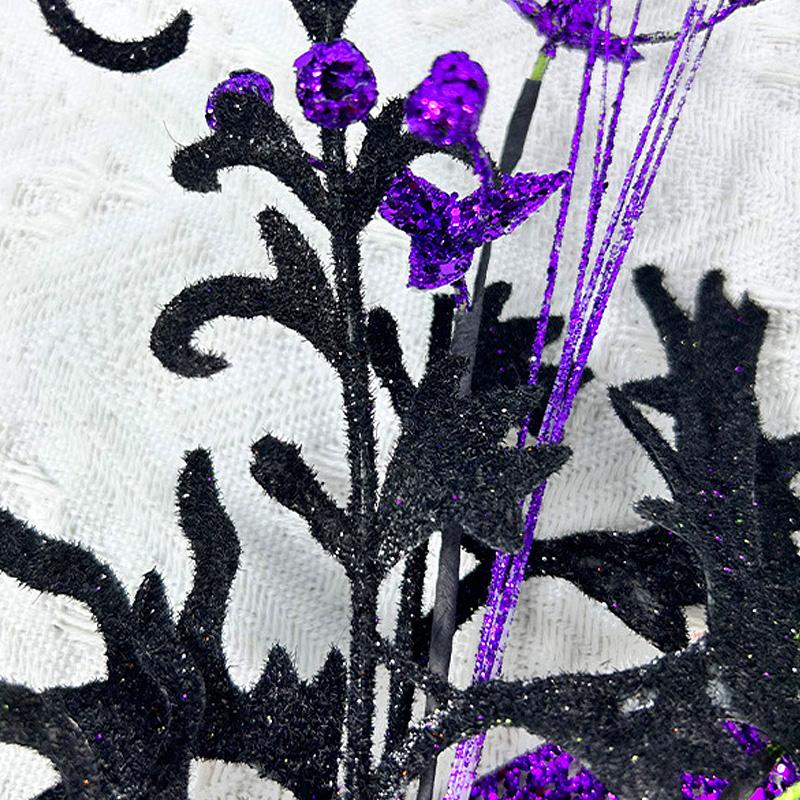 1PC Props Pumpkin Single Branch Sprigs Artifical Flower Ornament Halloween Decoration Home House