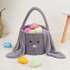Easter Decorative Basket, Plush Diy Basket, Easter Bunny Decoration, Easter Plush Basket With Ears Bag