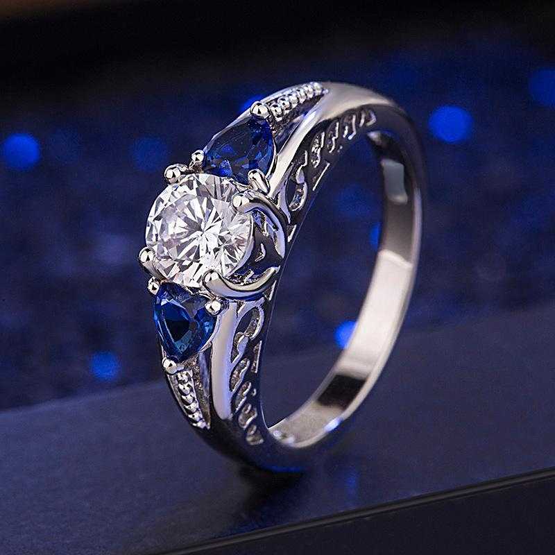 Sace Gems Классическое кольцо из медного сплава с цирконом, женские ювелирные изделия, свадебный подарок для вечеринки