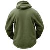 Men's Outdoor Warm Military Hoodie Jacket with Tactical Fleece Thermal Polar Outerwear and Hood for Hiking