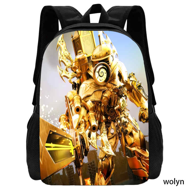 Новинка Skibidi Туалет Рюкзак Titan Speakerman Детские сумки Мальчик Школьная сумка для детей Рюкзак Аниме Дорожный рюкзак