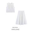 Kaslead New Women Clothes Western Style Fashion Embroidered Top Casual Skirt 5598044 5598042