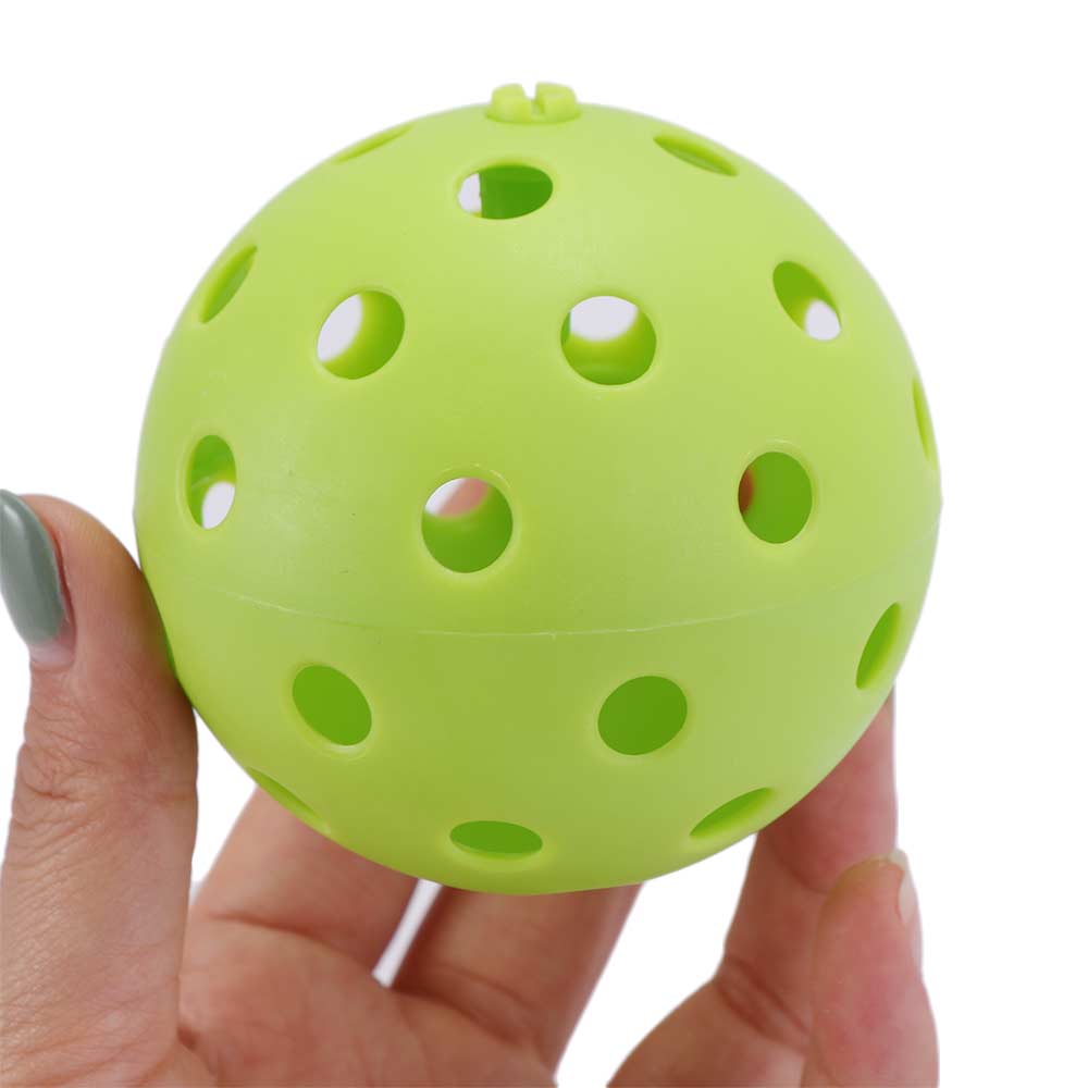 Green Light LED Light Up Pickleball 40 Holes Glow in The Dark Pickleball Balls  Pickleball Lovers