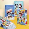 MINISO 54pcs Mickey and Friends Poker Card Game, Paper Material, Luck-Based Tabletop Playing Cards with Box Container, for Family Gatherings