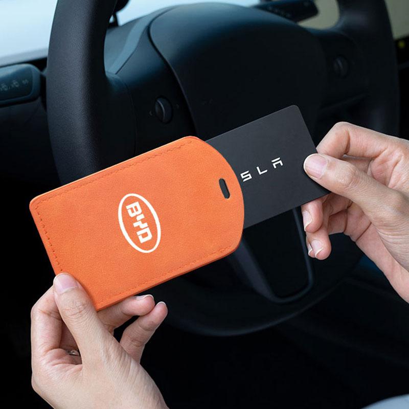 Car Remote Key NFC Card Case Cover Protection Shell For BYD Atto3 Yuan Tang EV Han Qin Song Plus DMi Dolphin S7 S6 L3 M6 F3 F0