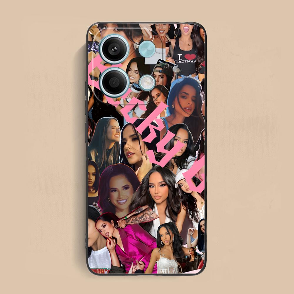 Модный матовый чехол из ТПУ Becky G для мобильного телефона Xiaomi Redmi Note 14 13 12 11 S Pro Plus 4G 5G, цветная печатная крышка