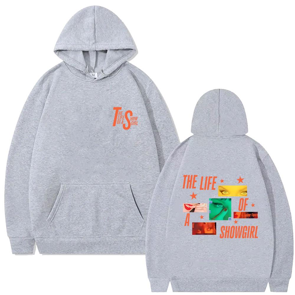Худи с альбомом «Жизнь танцовщицы» Мужская Женская Модная Повседневная Толстовка с капюшоном Оверсайз Унисекс Винтажный Флисовый Пуловер