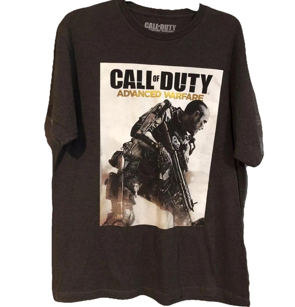 Футболка Call of Duty Advanced Warfare Мужская Размер L Серая Игровая Промо 2014 L Унисекс Футболка