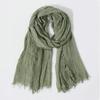 New Men's Striped Scarf with Fringe Autumn Business Long Wraps for Men Retro Classical Shawl/Scarf