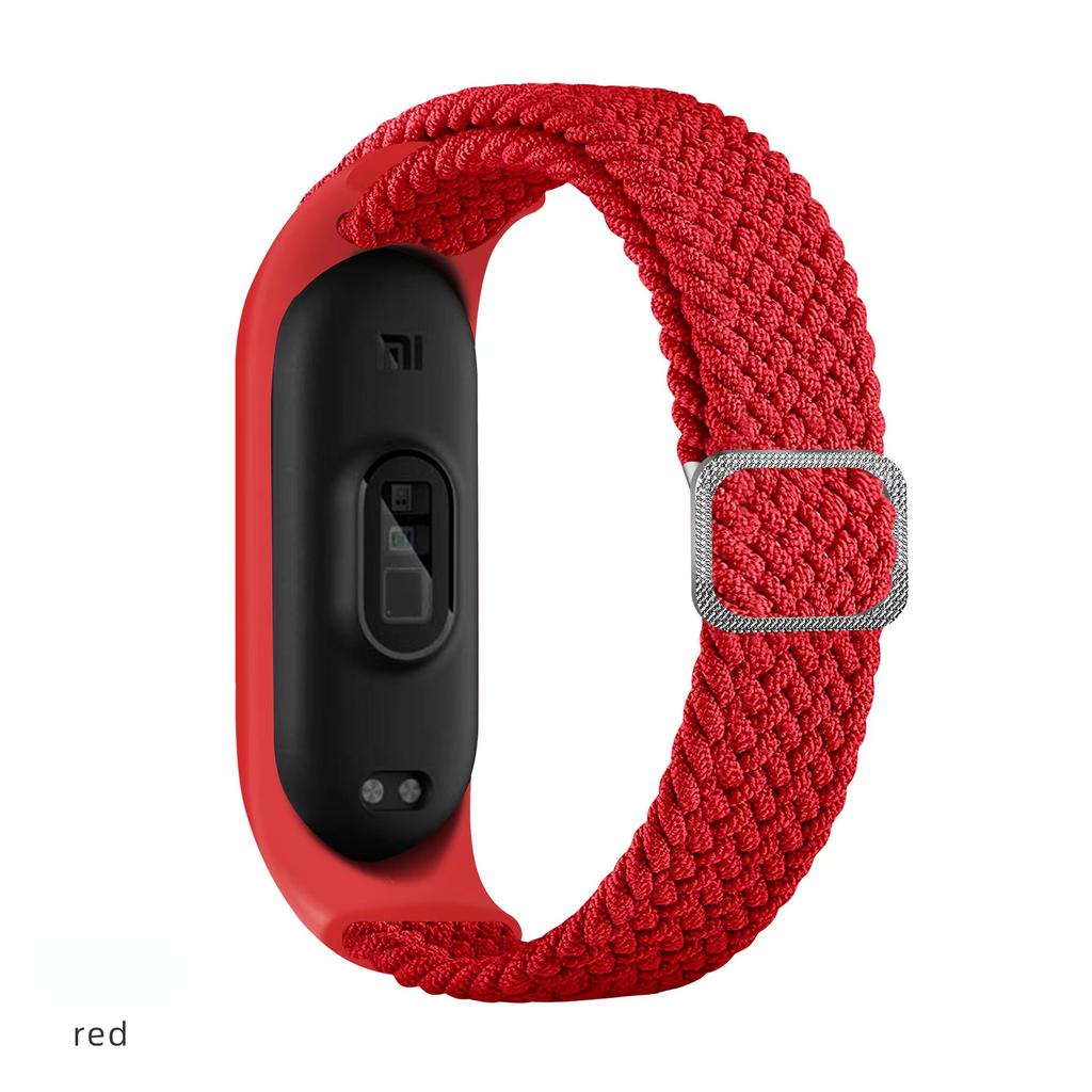 NEW Nylon Loop For Xiaomi Mi Band 7 Nfc Smartwatch Wristband Sports Miband7 Correa Replacement Bracelet Smart Band 6 5 4 3 Strap