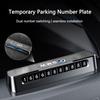 Hidden Car Styling Temporary Parking Card Plate Telephone Number For BMW M Performance E90 E92 E60 E70 E71 F20 F21 F44 F36 F07 gjbf54