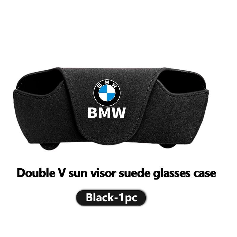 For BMW Car Sun Visor Glasses Case Sunglasses Storage Clip Auto Accessories G30 G20 M3 M5 E91 E92 E93 E36 E70 X3 X4 X5 X1 E39 UD4