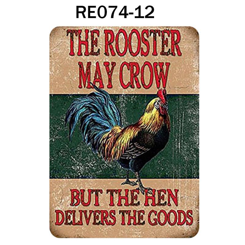 Happy-Hens свежие яйца металлическая жесть плакат куры фермерский магазин плакат винтажный ресторан настенный декор ретро таблички знаки 2030 см